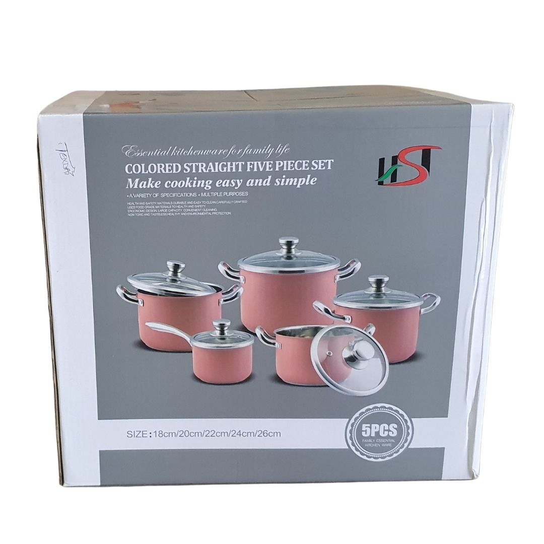 Colorful 5-Piece Cookware Set - Image 2