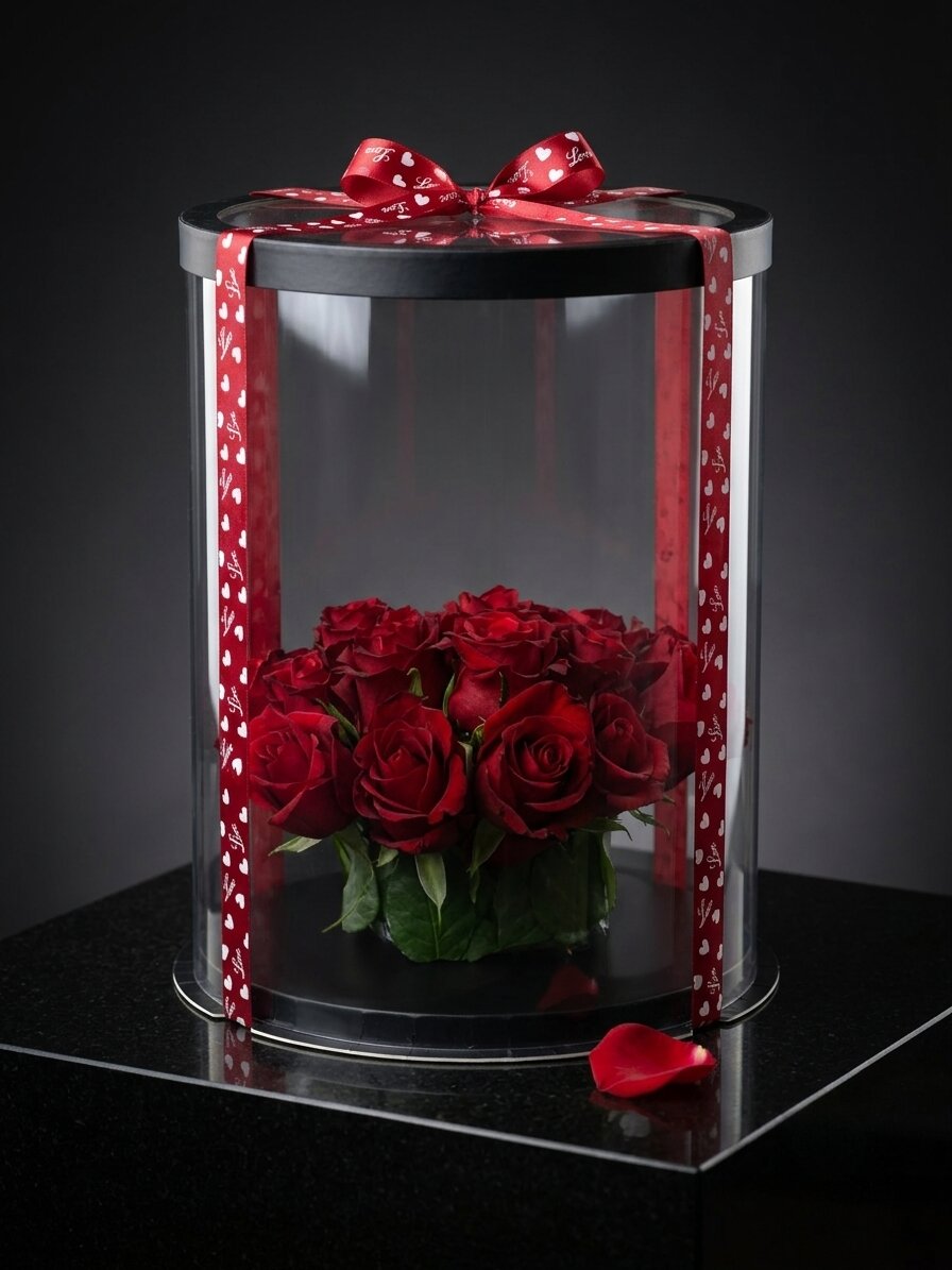 Majestic Red Rose Dome